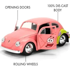 Volkswagen Beetle - SpongeBob Squarepants - Patrick Star - Jada Toys - 1:32