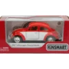 1967 Volkswagen Classical Beetle - Röd/Vit - Kinsmart - 1:36