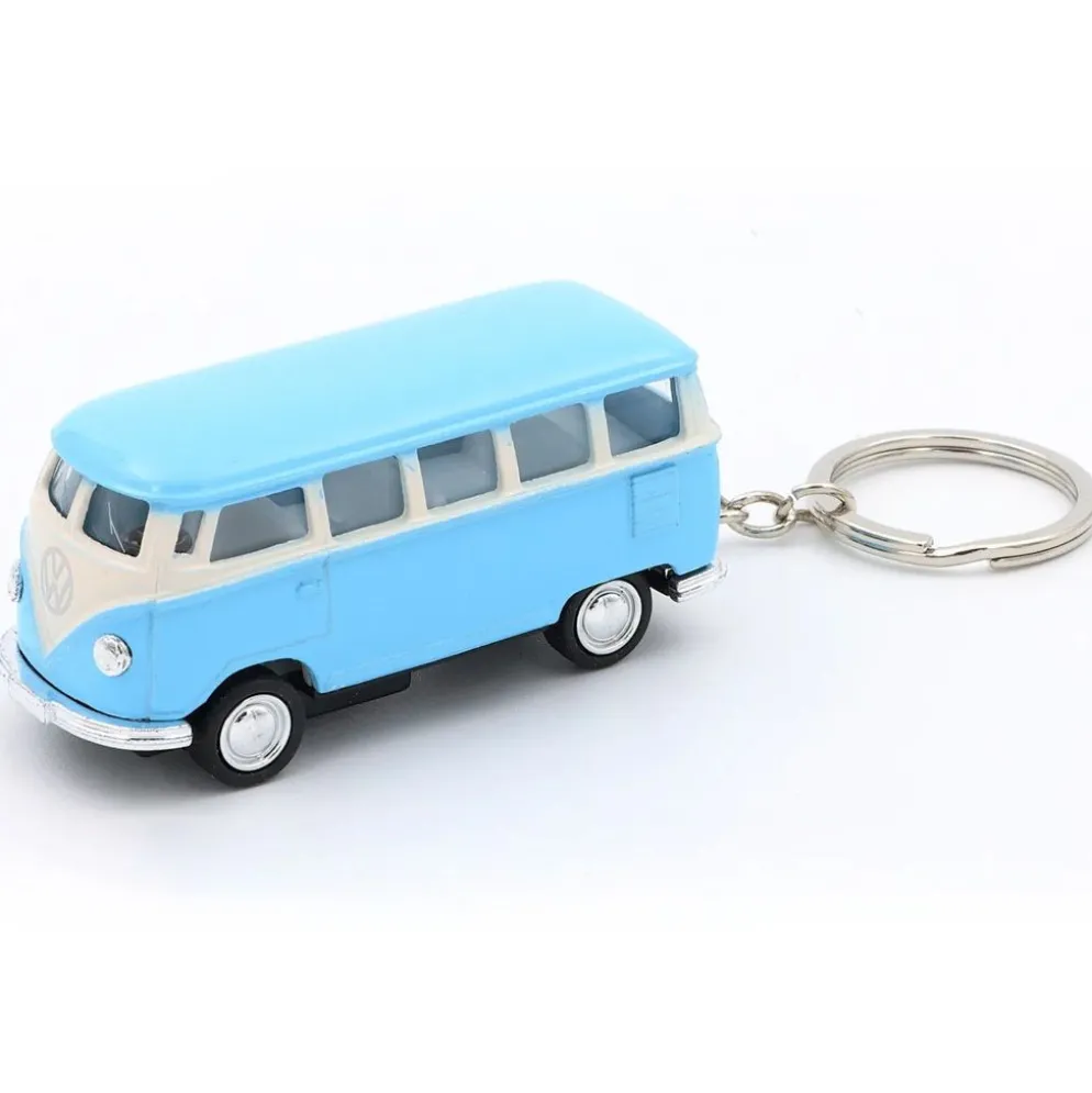 1962 Volkswagen Classical Bus - Nyckelring - Kinsmart - 1:64 - Pastellblå