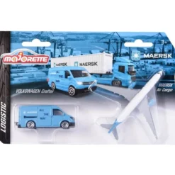 Volkswagen Crafter + MAERSK Air Cargo - Logistic - Majorette