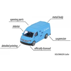 Volkswagen Crafter + MAERSK Air Cargo - Logistic - Majorette