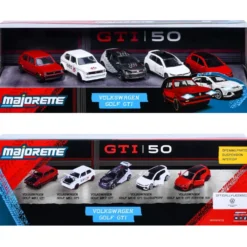 Volkswagen Golf GTI Giftpack med fem leksaksbilar - Majorette