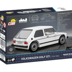 Volkswagen Golf GTI - Vit - Byggsats - 24614 - COBI - 1:35