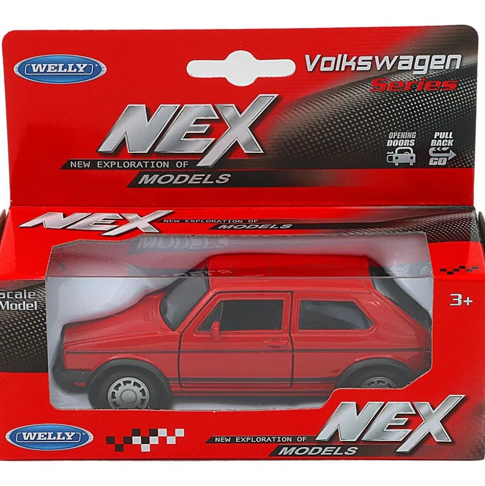 Volkswagen Golf I GTI - Röd - Welly - 1:34