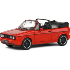 Volkswagen Golf MK1 Cab Sportline 1992 - Röd - Solido - 1:43