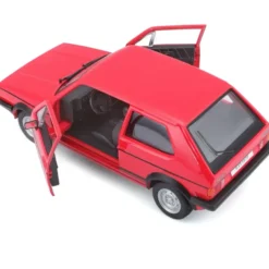 Volkswagen Golf Mk1 GTI - 1979 - Röd - Bburago - 1:24