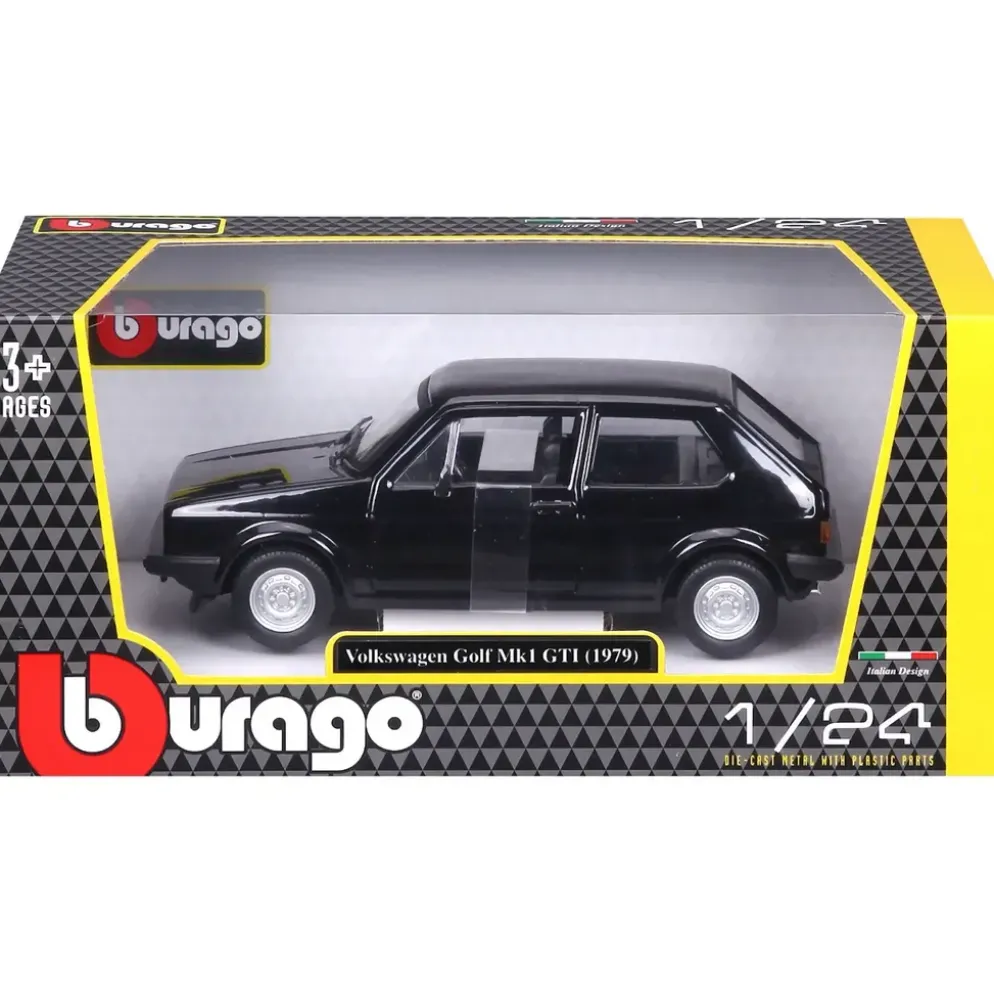 Volkswagen Golf Mk1 GTI - 1979 - Svart - Bburago - 1:24