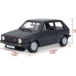 Volkswagen Golf Mk1 GTI - 1979 - Svart - Bburago - 1:24