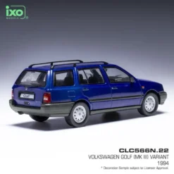 Volkswagen Golf (MK III) Variant - 1994 - Blå - Ixo Models - 1:43