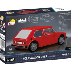 Volkswagen Golf - Röd - 24613 - COBI - 1:35