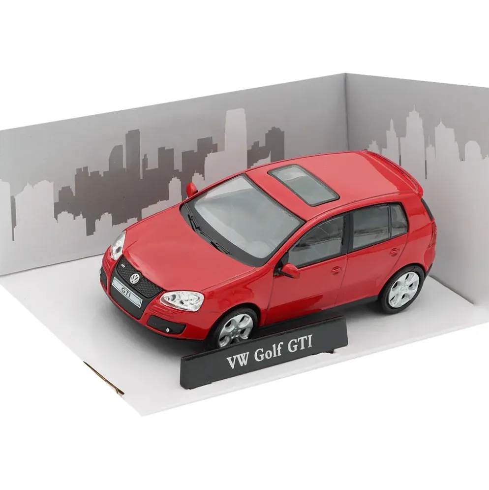 Volkswagen Golf V GTI - Röd - Cararama - 1:43