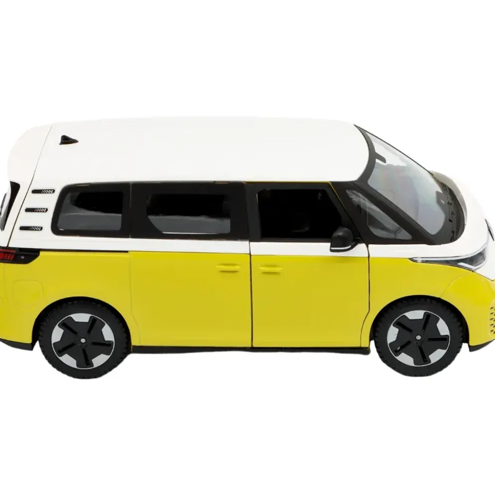 Volkswagen ID. Buzz - 2023 - Gul och Vit - Maisto - 1:24