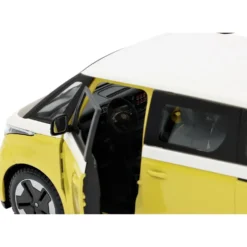Volkswagen ID. Buzz - 2023 - Gul och Vit - Maisto - 1:24