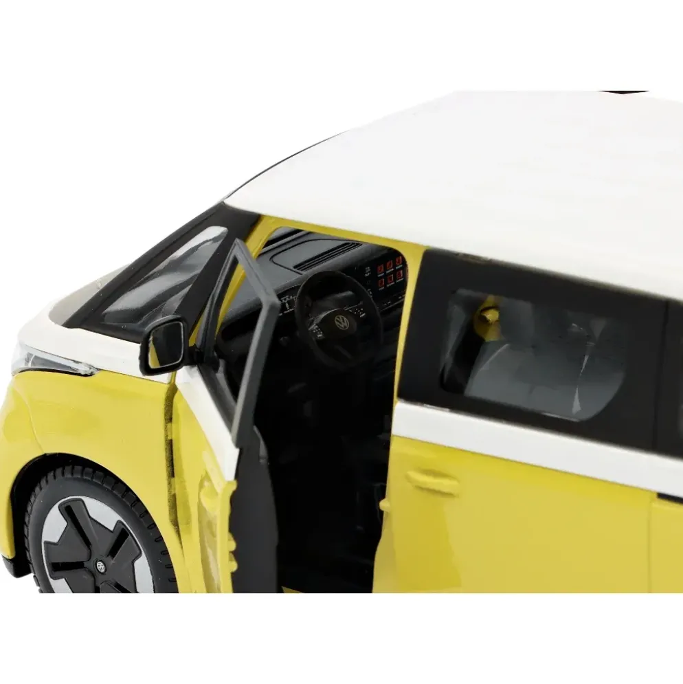 Volkswagen ID. Buzz - 2023 - Gul och Vit - Maisto - 1:24