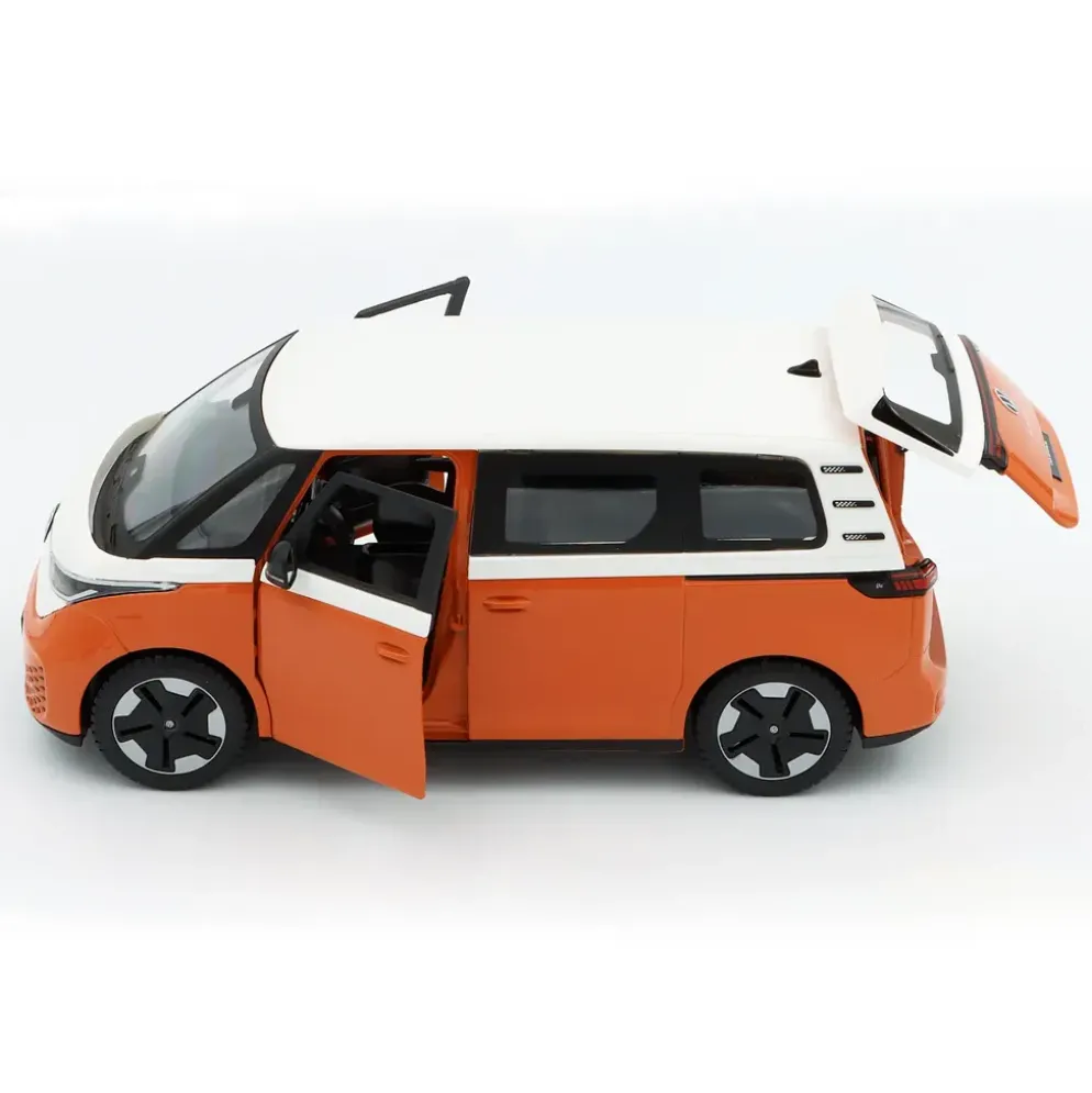Volkswagen ID. Buzz - 2023 - Orange och Vit - Maisto - 1:24