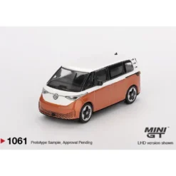 Volkswagen ID. Buzz - Vit / Orange - 1061 - Mini GT