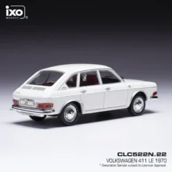 Volkswagen 411 LE - 1970 - Vit - Ixo Models - 1:43