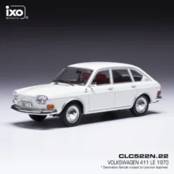 Volkswagen 411 LE - 1970 - Vit - Ixo Models - 1:43