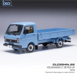 Volkswagen LT 28 Pick-Up - 1978 - Blå - Ixo Models - 1:43