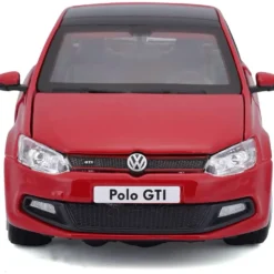 Volkswagen Polo GTI Mark 5 - Röd - Bburago - 1:24