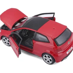 Volkswagen Polo GTI Mark 5 - Röd - Bburago - 1:24