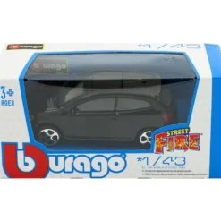 Volkswagen Polo Mk5 GTI - Svart - Bburago - 9 cm
