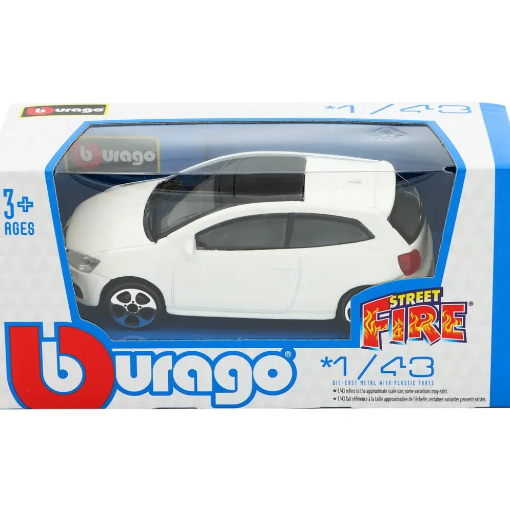 Volkswagen Polo Mk5 GTI - Vit - Bburago - 9 cm