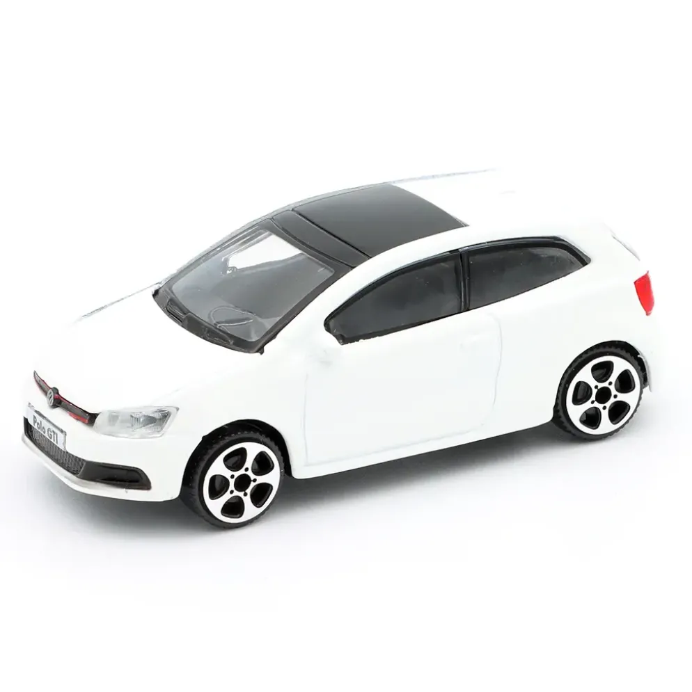 Volkswagen Polo Mk5 GTI - Vit - Bburago - 9 cm