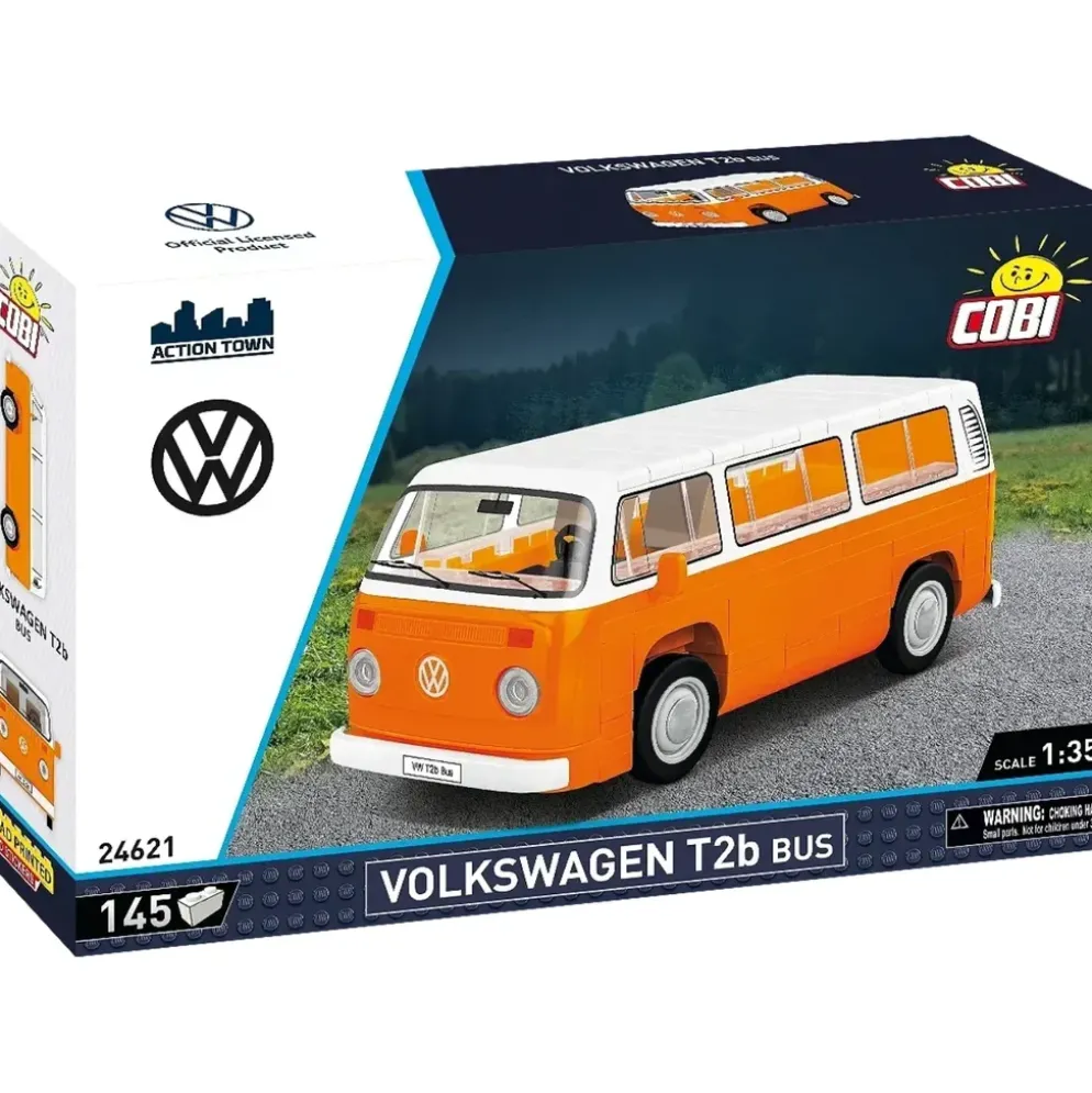 Volkswagen T2b - Orange - 24621 - COBI - 1:35