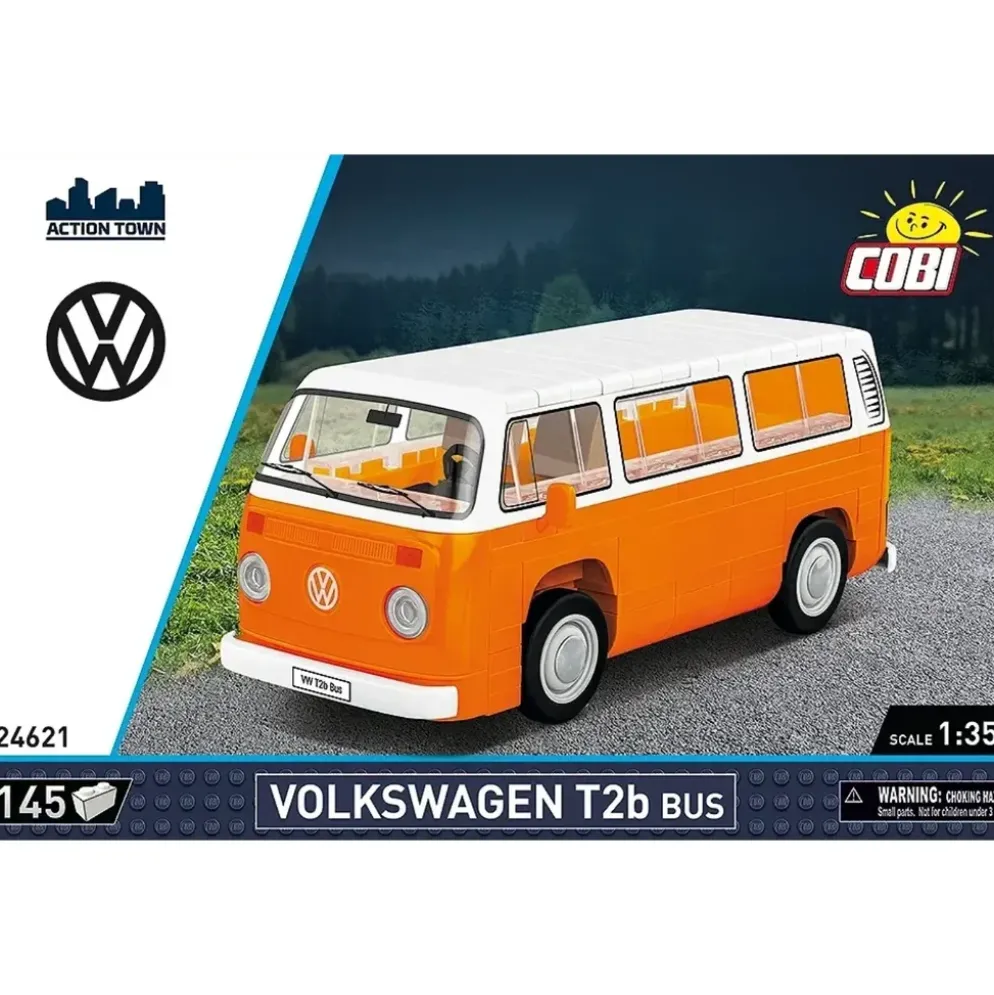 Volkswagen T2b - Orange - 24621 - COBI - 1:35