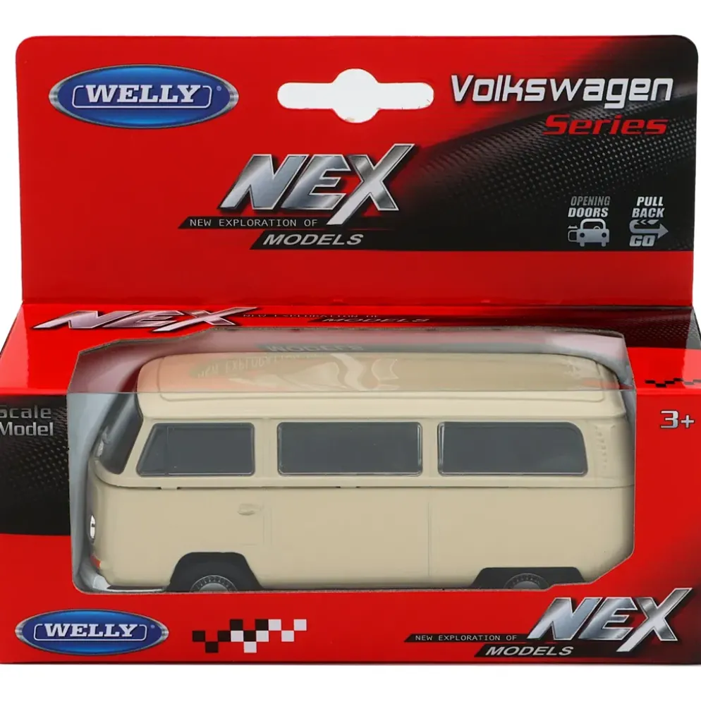 Volkswagen T2 Bus - 1972 - Beige - Welly - 11 cm