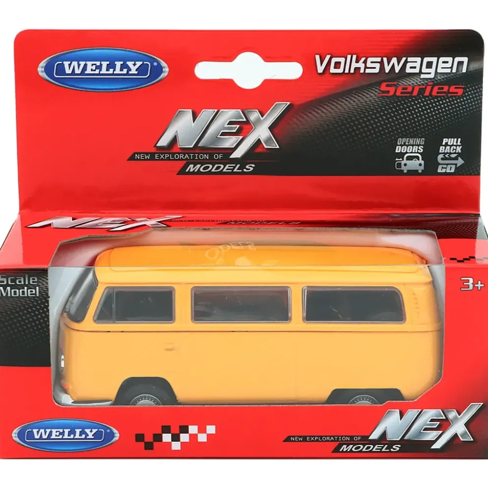 Volkswagen T2 Bus - 1972 - Gul - Welly - 11 cm