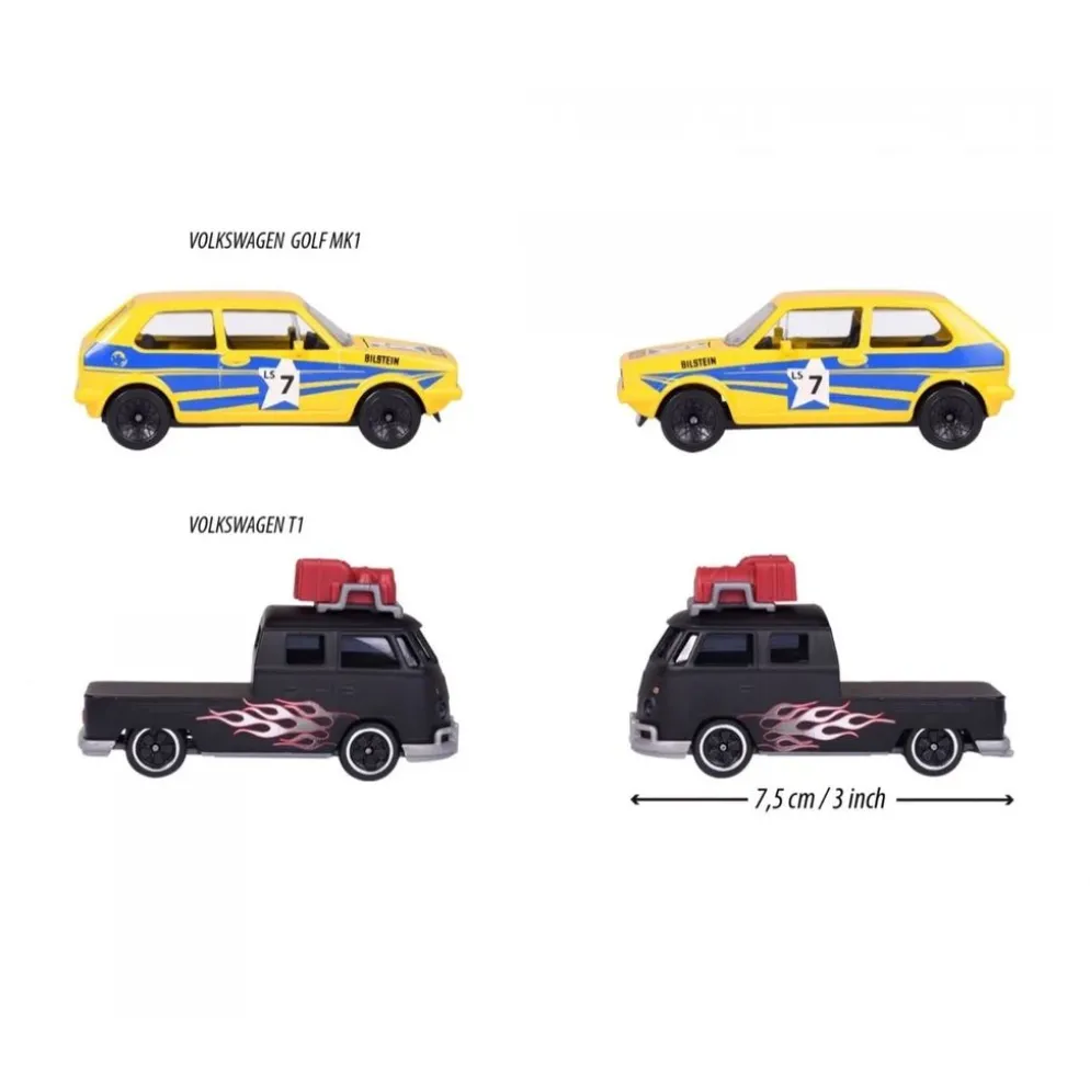 Volkswagen T1 + Golf - Volkswagen The Originals - Majorette