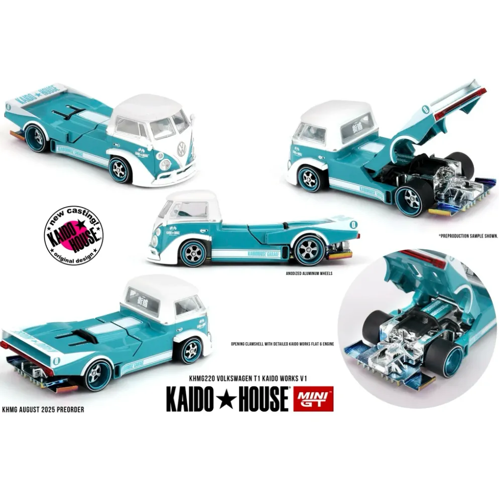 Volkswagen T1 Kaido Works V1 - 220 - Kaido House x Mini GT - 1:64