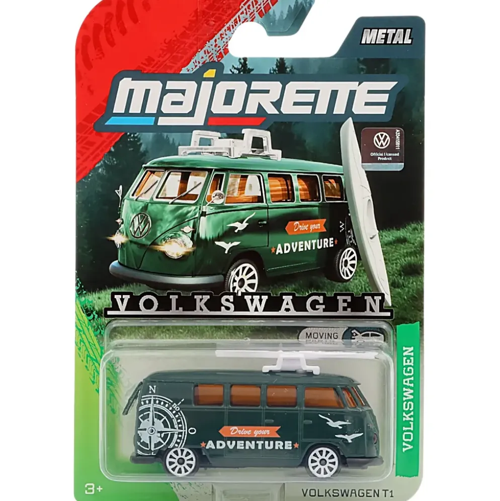 Volkswagen T1 - Mörkgrön - Volkswagen Premium Cars - Majorette