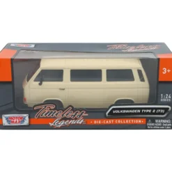 Volkswagen Type 2 (T3) - Beige - Motormax - 1:24
