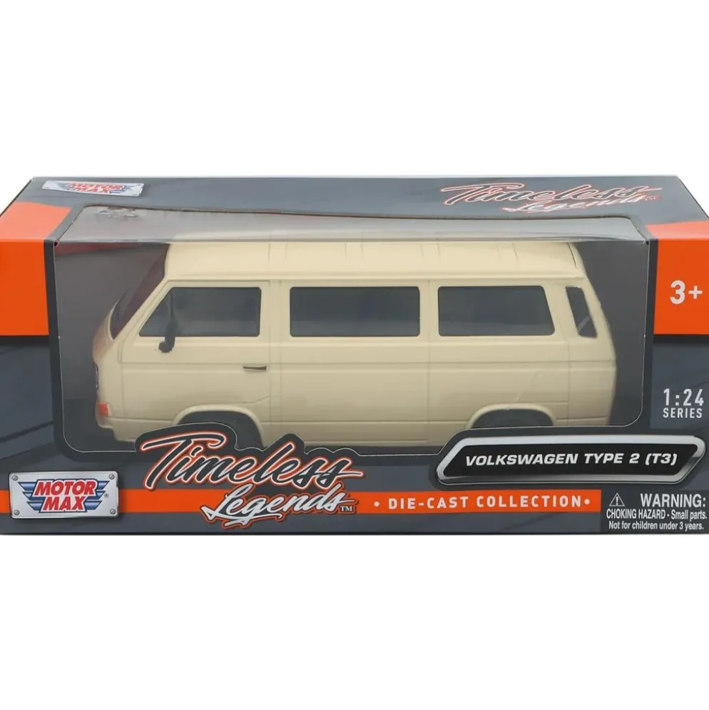 Volkswagen Type 2 (T3) - Beige - Motormax - 1:24