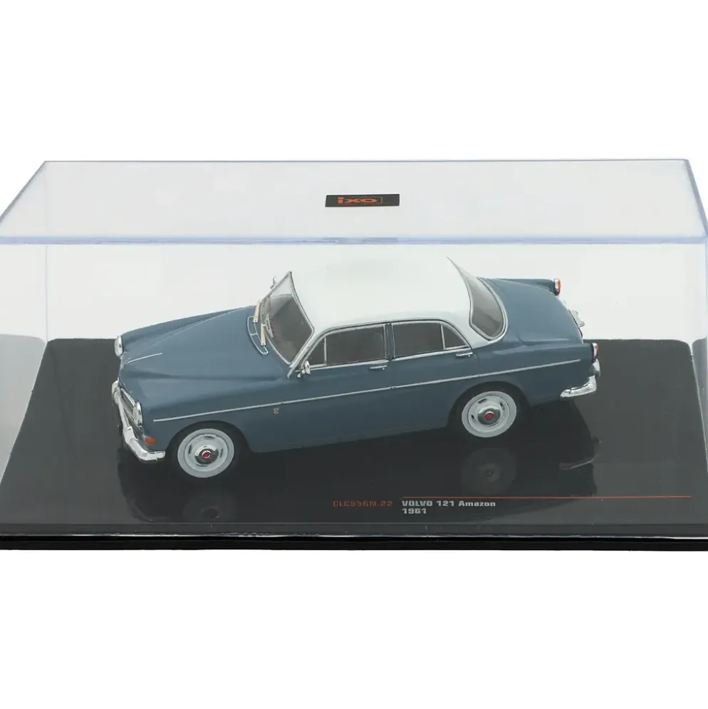 Volvo 121 Amazon - 1961 - Grå / Vit - Ixo Models - 1:43