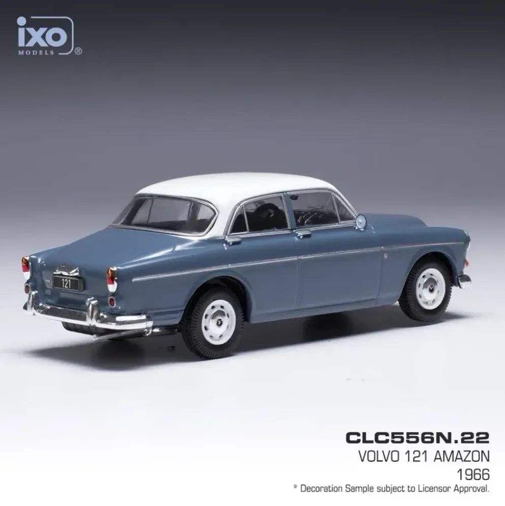 Volvo 121 Amazon - 1961 - Grå / Vit - Ixo Models - 1:43