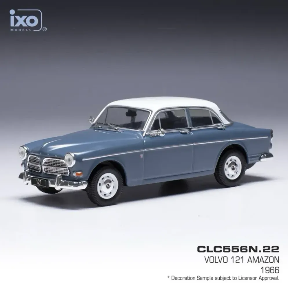 Volvo 121 Amazon - 1961 - Grå / Vit - Ixo Models - 1:43