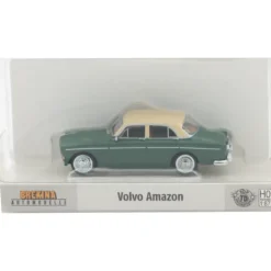 Volvo Amazon - Mörkgrön/Beige - Brekina - 1:87