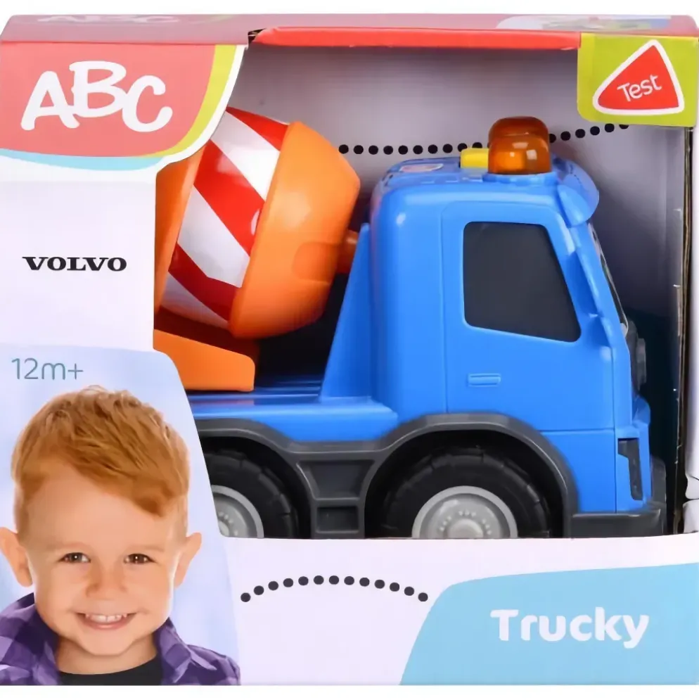 Volvo Betongbil från 12 månader - Blå - Ljud och Ljus - ABC