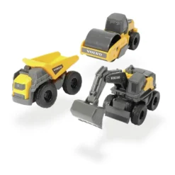 Volvo Construction 3-Pack - Byggfordon - Dickie Toys - 9 cm