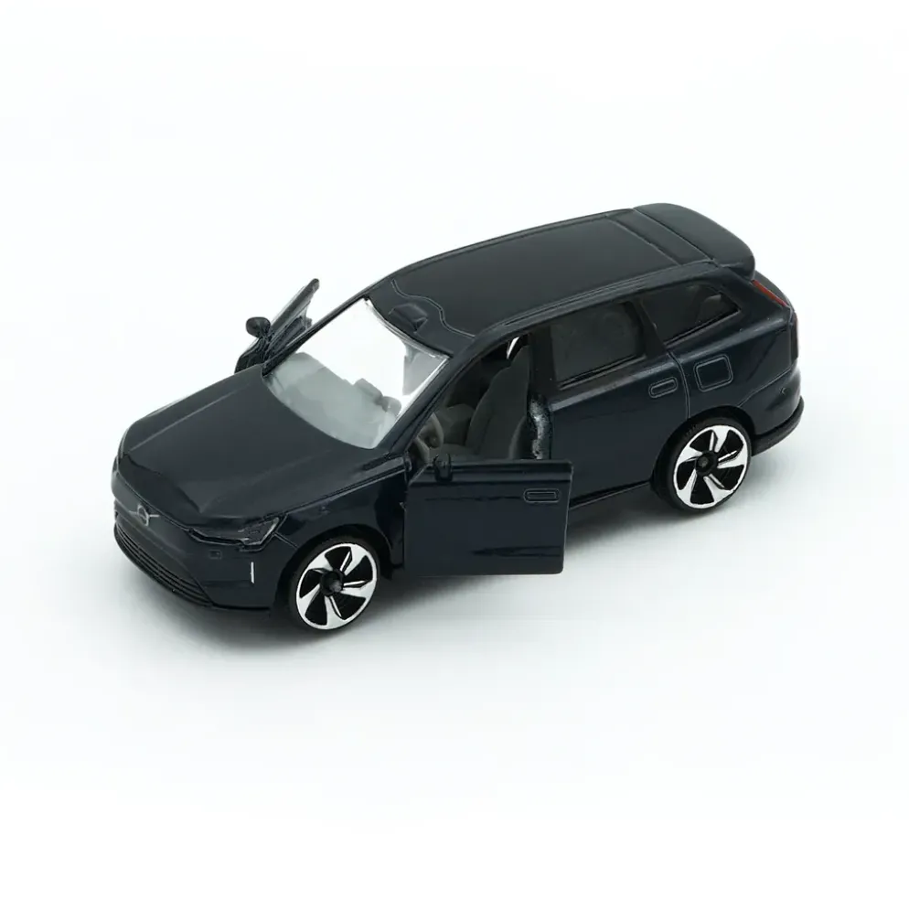 Volvo EX90 - Svart - Röd Stuga - Majorette - 7 cm