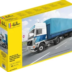 Volvo F12-20 Globetrotter med Trailer - Heller - 1:32