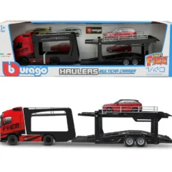 Volvo FH16 GL 750 XXL + Land Rover LRX - Bburago - 46 cm