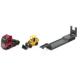 Volvo FH16 med trailer och Volvo L25H - Maisto