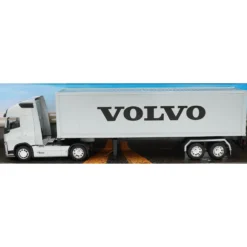 Volvo FH 500 med trailer - Silver - Welly - 1:32 - 49 cm