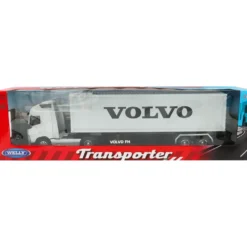 Volvo FH 500 med trailer - Silver - Welly - 1:32 - 49 cm