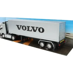 Volvo FH 500 med trailer - Silver - Welly - 1:32 - 49 cm